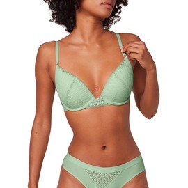 Triumph - Aura Spotlight T - Women's - Push-Up Bra - Slim Straps - with Underwire, Silky Green, 85D