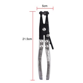 Bohaner Heavy Duty Pliers Tool Set Hose Clamp Pliers Wire Hose Clamps Removal and Installation Tool Car Water Pipe Clip Swivel Drive Jaw Locking Removal Tool Hose Clamp Pliers 45°