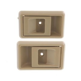 KarParts360 for Toyota Tacoma 1995 96 97 98 99 2000 Interior Door Handles Front or Rear, Driver and Passenger Side Pair Beige Excluded Door Lock Hole | TO1353129, TO1352129 | 6920504010E, 6920604010E