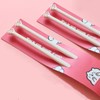 Yeanifeana 2 Pairs Cat Paw Chopsticks, Non-Slip Pink Plastic Chopsticks