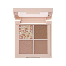 Revlon Dazzle Eyeshadow Quad 008 Cashmere Nude Color Image: Milky Warm Beige Japan Development Eyeshadow 3.0g
