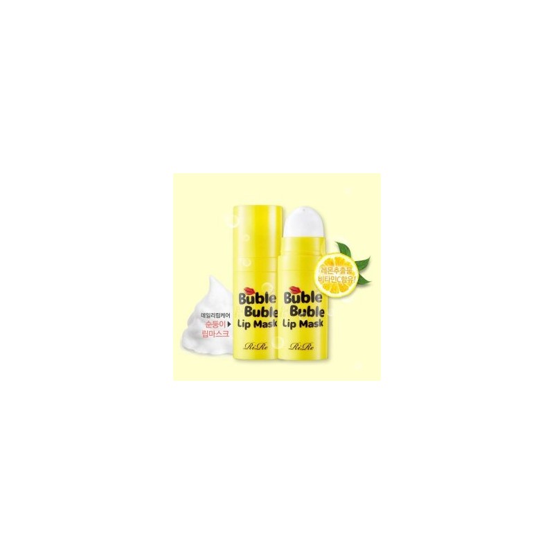 SET Lir Bubble Bubble Exfoliating Lip Mask 12g + Moisture