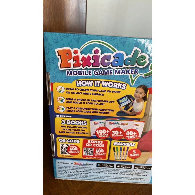 As Seen on TV Pixicade Mobile Game Maker Create 1200