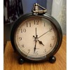 Clock Vintage Retro Style Analog Alarm Clock, 4 inch Super
