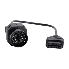 CGEAMDY OBD2 Adapterkabel, OBD2 Verlängerungskabel On-Board-Diagnose Stecker, 20-Poliges Bis 16-Poliges OBD2-Adapteranschluss-Diagnosekabel, Für Diagnosescannerkabel