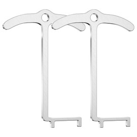 Labmilon Pack of 2 Timing Belt Tool, Timing Belt Tools, Timing Belt Tool for Citroen, Timing Belt Test Tool for Peugeot, Timing Belt Test Tool for Toyota, Belt Tools for Opel (Silver)