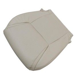 NLQR Front Driver Side Bottom Replacement Seat Cover Tan Perforated Microfiber Leather Compatible with Lexus LX570 2008 2009 2010 2011 2012 2013 2014 2015