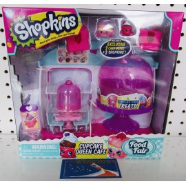 Shopkins  Food Fair Cupcake Queen Café Playset