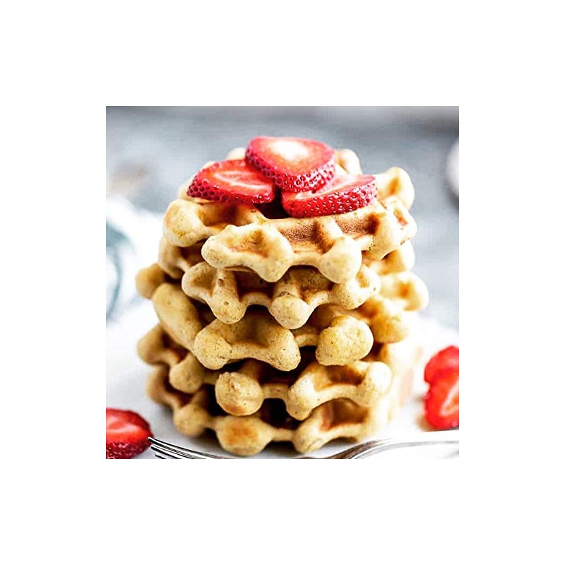 Le Chic Patissier 12 Petite Belgian Waffles Individaully Wrapped, All