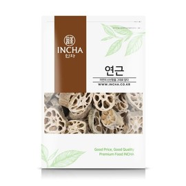 Incha 국내산 건조 연근 말린연근 차 연근차 300g Domestic Dried Lotus Root Tea 300g