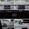 Universal Car HUD OBD2 GPS Gauge Display with Slope Meter