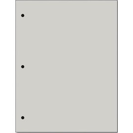 Copy And Printing Color Paper, 20 Lb. 3 Hole Punch 500 Sheets Per Ream. (Grey)