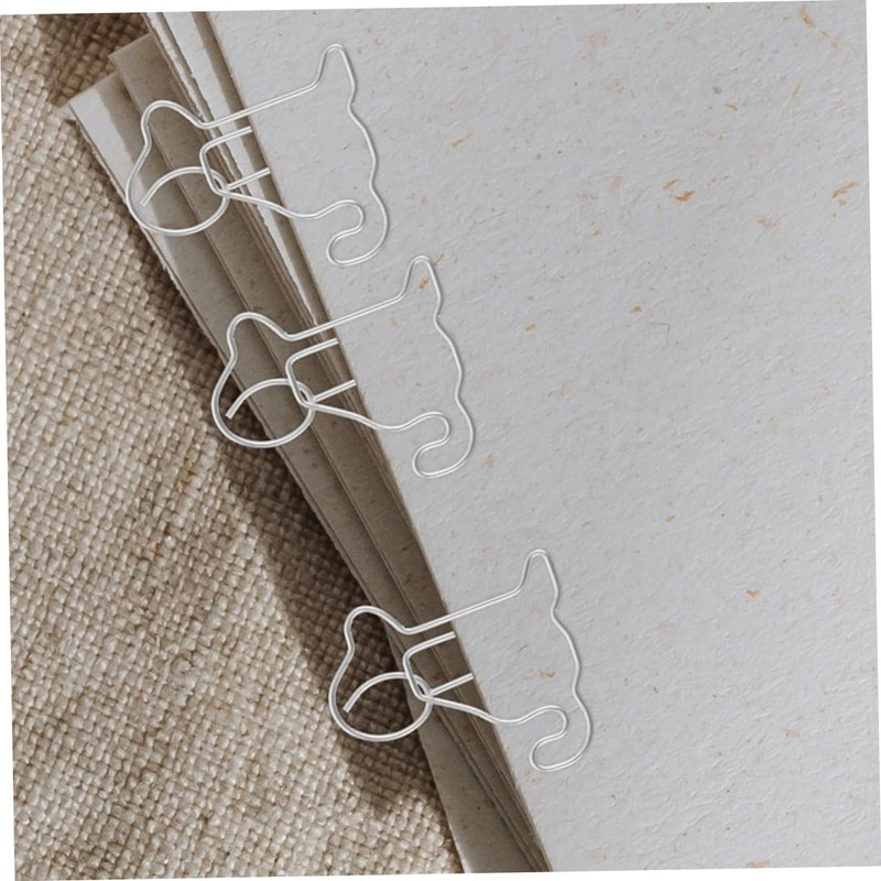 iplusmile 100pcs Creative Dog Shaped Paper Clips Small File Clips