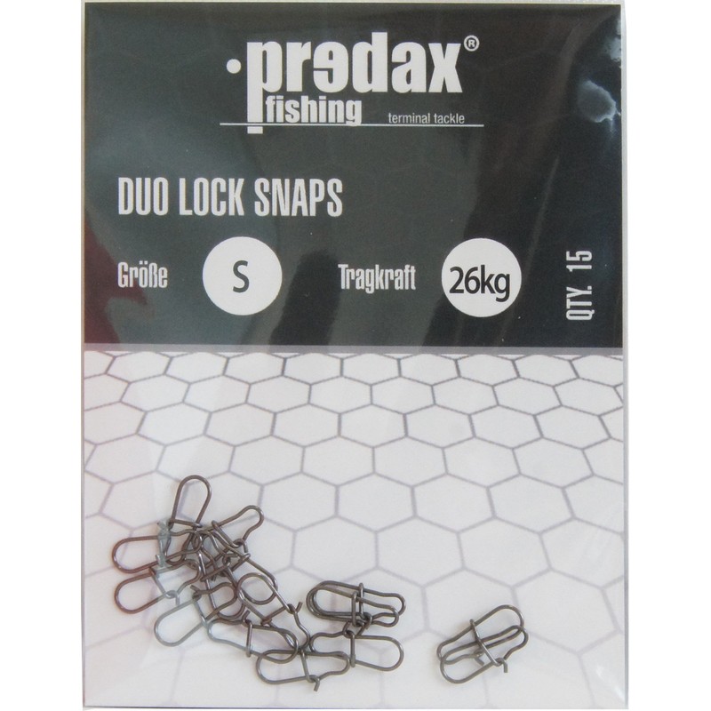 Predax Duo Lock Snap 15 Snaps Size XL 63 kg