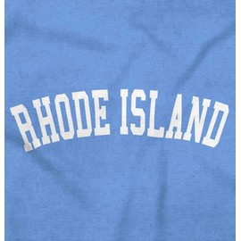 Rhode Island Simple Classis Souvenir Sweatshirt for Men or Women Carolina Blue