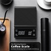 JOJOMM 3kg/0.1g Coffee Scale with Timer,High Precision Pour Over Drip