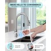 AJO BEND Touchless Kitchen Sink Faucet with Pull Down Sprayer,