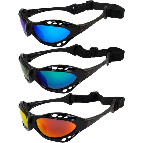 Hurricane Eyewear Category 4 Hurricane Polarized Jet Ski Padded Goggles