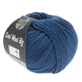 LANA GROSSA Cool Wool Big Extra Fine Merino Wool, Machine Washable and Felt-Free, Hand Knitting Yarn Made from 100% Virgin Wool (Merino), 50 g Wool for Knitting and Crocheting, 120 m Yarn