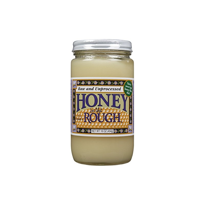 Moorland Honey In The Rough Honey, 16 oz