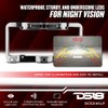 DS18 RCS2IN1LP-BK Reverse Camera and Backup Buzzer for License Plate,
