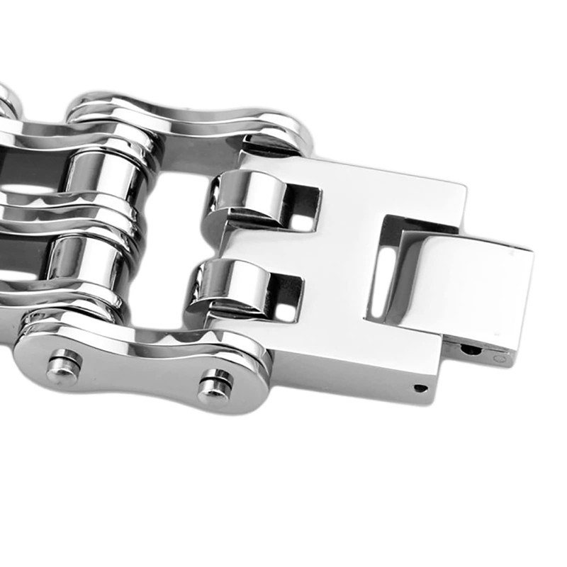 BMART Men's Motorcycle Chain Bracelet - Mechanical Bicycle Chain Design