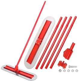 Bull Float, Heavy Duty Concrete Tools Finishing, 47 X 11.8 Inches Concrete Leveler, Long Handle Finishing Trowel for Concrete Finishing