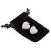 LaTisoro 925 Solid Sterling Silver Small Heart Cubic Zirconia Stud
