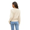 Women's Button Down Cropped Cardigans Long Sleeve Rib Knit Fall