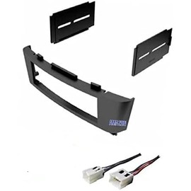 Car Stereo Dash Kit and Wire Harness for Installing a New Radio for 2000 2001 2002 2003 2004 2005 2006 Nissan Sentra