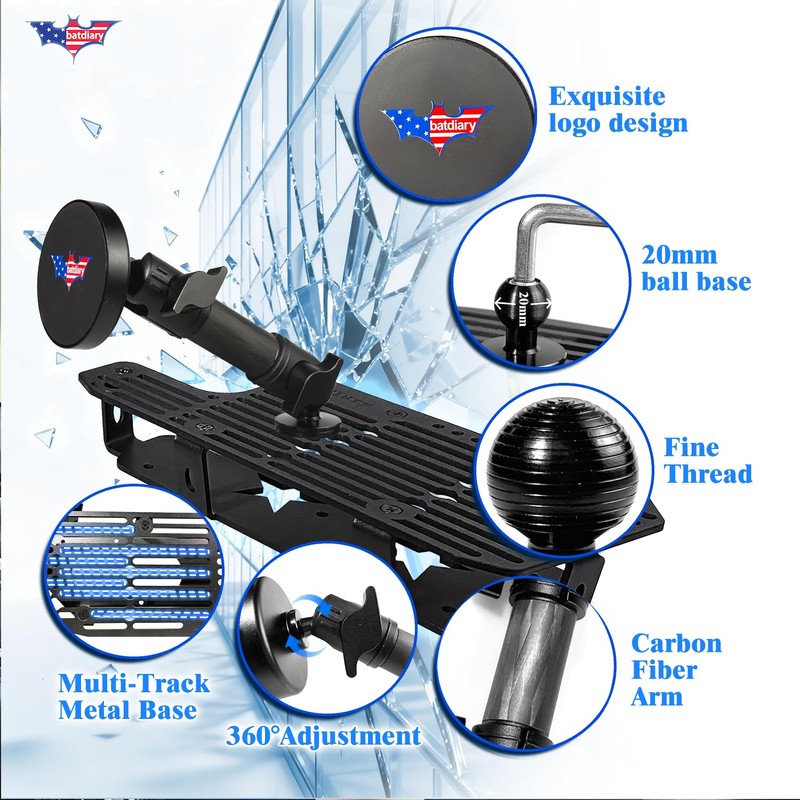Batdiary for 2025 Toyota Tundra Magnetic Phone Mount Compatible with