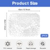 Snillok 2 PCS Kitchen Sink Mat Adjustable Sink Protector Mats,