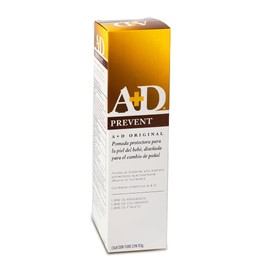 A+D - Prevent Pomada para Rozaduras de Pañal en Bebés 113 g | Hipoalergénica | Vitamina A y D, Lanolina | Libre de Parabenos, Ftalatos, S...