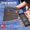GARZINI Magic Wallet, RFID Wallet for Men, Genuine Leather with