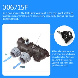 Suitable for Raypak to replace the bypass kit with part number 006715F