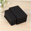 ABOOFAN 8pcs Black Water Absorption Felt Coasters Thickened Nonwoven Insulation