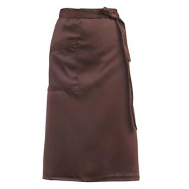 Apron with Pocket, Waist Apron, Short Apron, Cooking Apron with Pocket, Half Length Long Waist Apron, Work Apron for Men Women Men Kitchen Restaurant Bistro Florist, brown