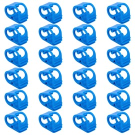 Plastic Tubing Clamps, Water Control Tube Clip Adjustable Stand Shut Off Clamps Hose Shut Off Clamps PVC Pipe Holder Clamp Tubing Control Tube Clip for Fish Tank 24pcs