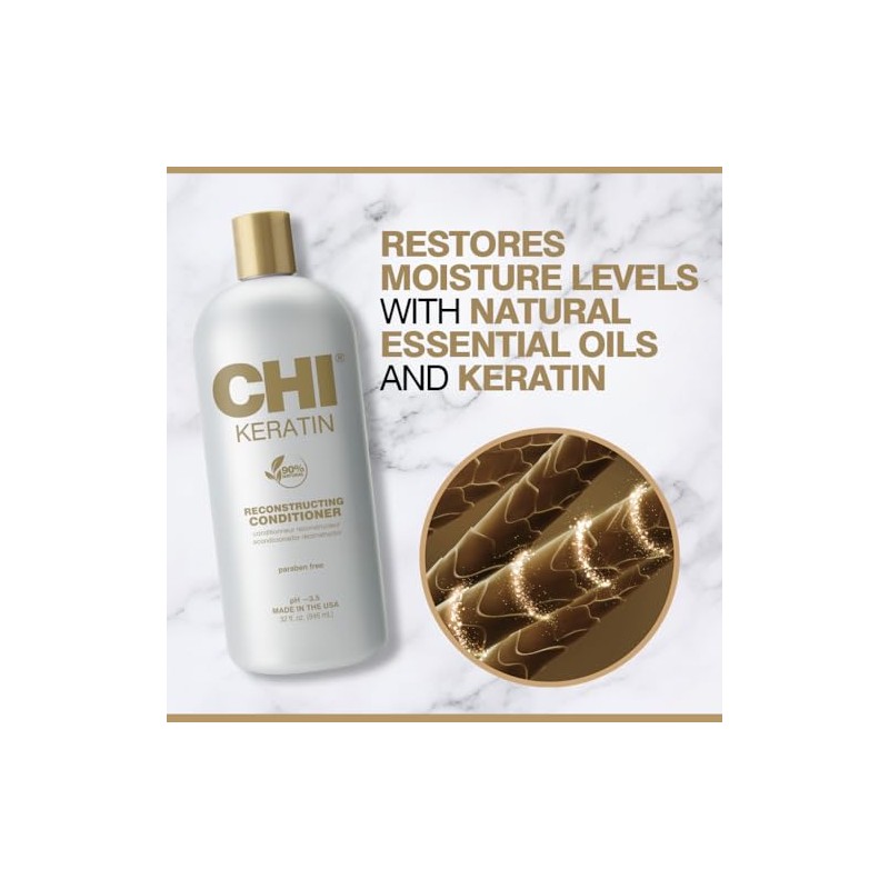CHI Keratin Conditioner, 32 fl. oz.