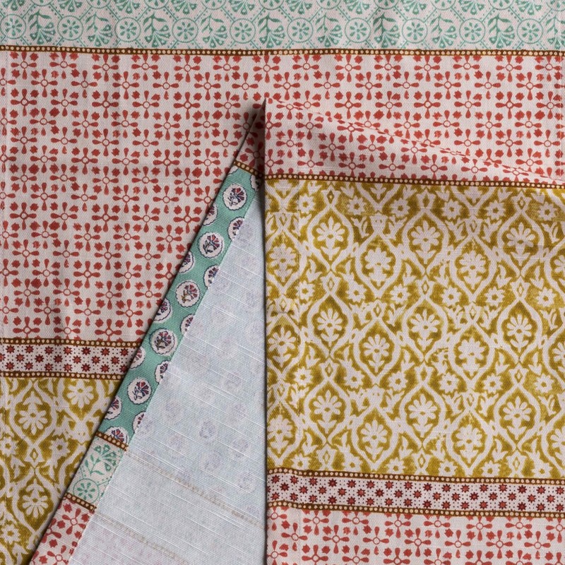 Maison d' Hermine Spring/Summer Table Runner, 100% Cotton, Decorative, Washable