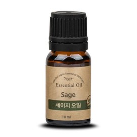 Pureus Pures Organic Sage Essential Oil 10ml / 퓨어스 유기농 세이지 에센셜 오일 10ml
