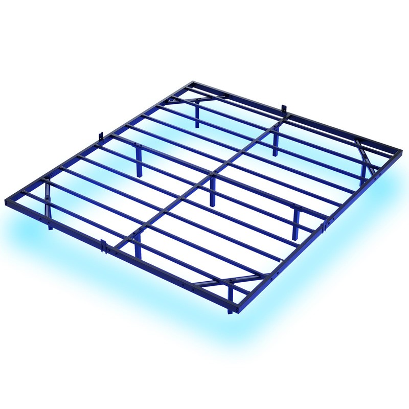 Hasuit Floating Bed Frame California King Size with LED Lights,