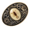 HUABOLA CALYN Belt Buckle for Men- Unique Luminous Stone Native