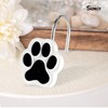 Sunlit Cute Paw Print Decorative Shower Curtain Hooks for Dog