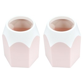 HOODANCOS 2 Pcs Pencil Organizer Office Accessories Makeup Brush Pen Holder Pen Case Pen Case Display Board Office Pen Holder Pink
