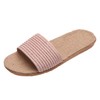 Euyqs Linen Slippers, Room Shoes, Basic for Guests, Room Use,