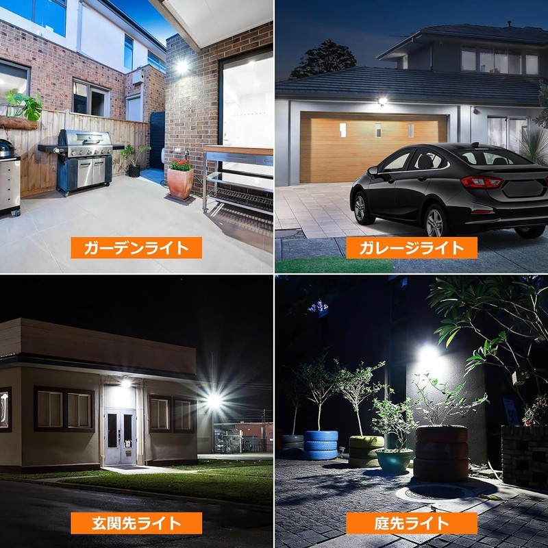MEIKEE Sensor Light, Outdoor, Motion Sensor, Security Light, 20W, Waterproof,