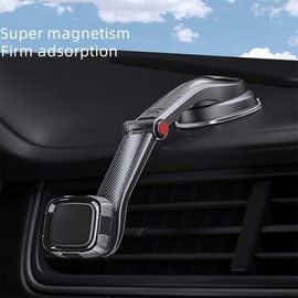 TenYua Car Magnetic Phone Holder,Universal Dashboard Strong Suction Cup Car Phone Mount Holder with Adjustable 240° Arm for All Smartphones