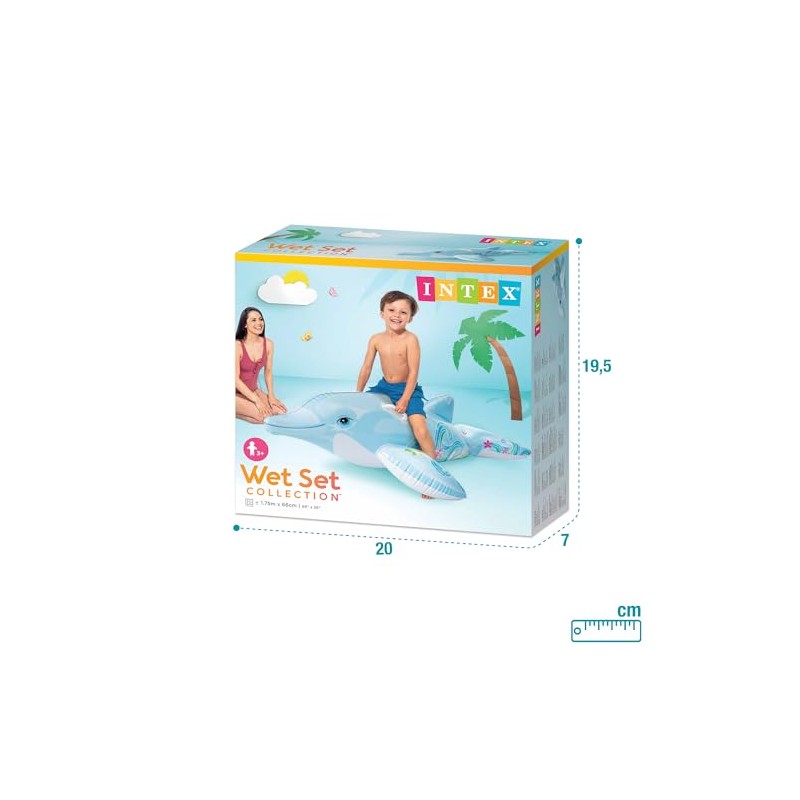Intex - Accesorio Inflable para Piscina con Delfines Lil para