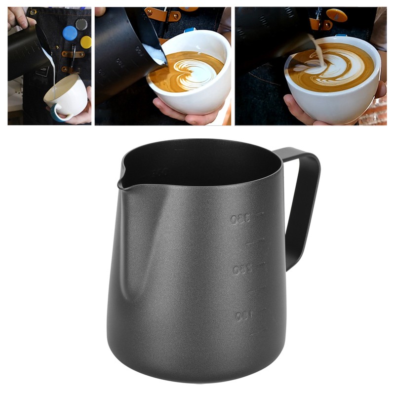 Frothing Cup Pitcher with Dual Scales Thicken Coffee Latte Art